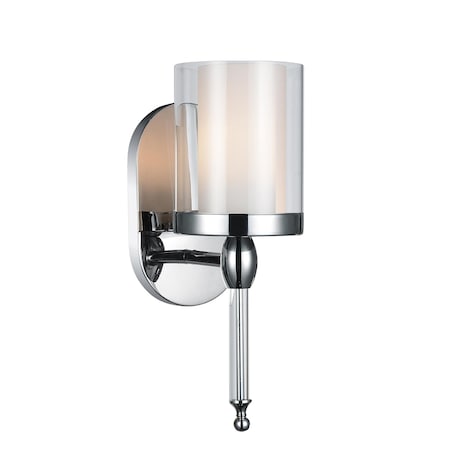 Cwi Lighting Maybelle 1 Light Bathroom Sconce With Chrome Finish 9851W5-1-601